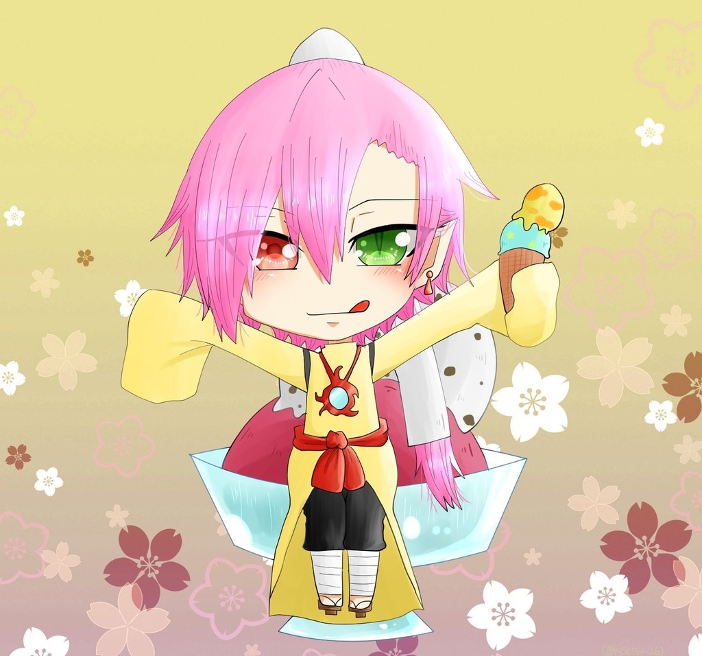 覚 アクリルキーホルダー