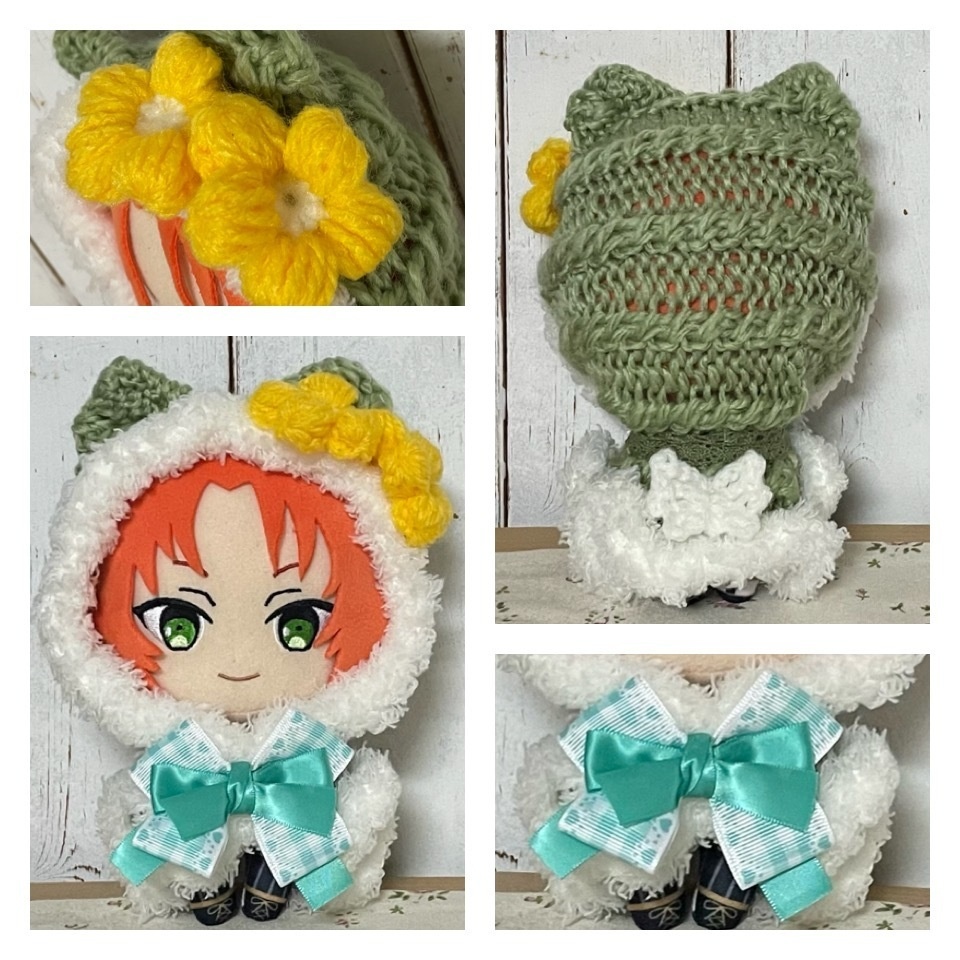 ぬいぐるみ用 えんじぇるにゃんこケープ