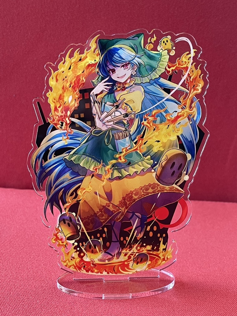 邪神埴安神ハガキサイズアクリルスタンド