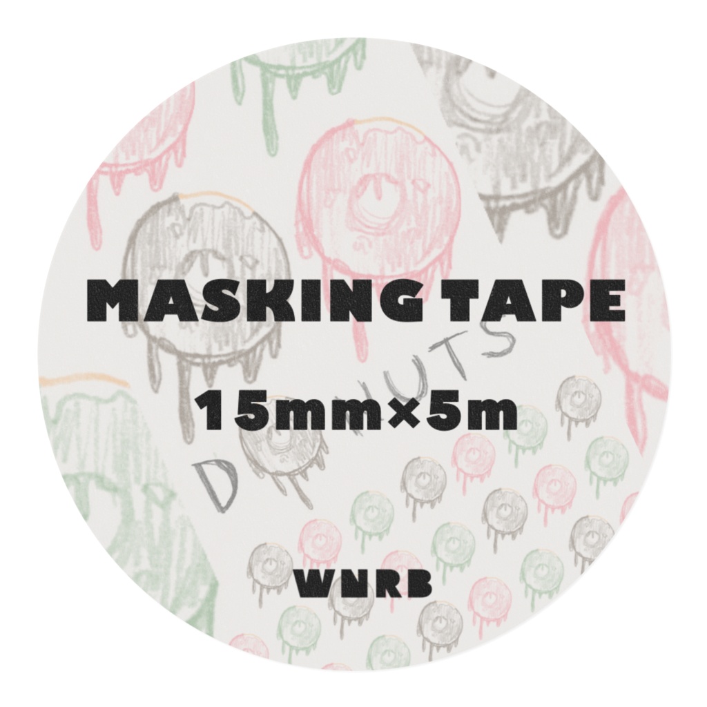 DONUTS arange ver. マスキングテープ