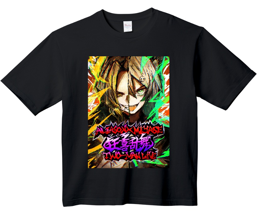 【狂喜乱舞】オリジナルTシャツ【𝐌𝐈𝐘𝐀𝐒𝐄 × 𝐀𝐋𝐉𝐀𝐒𝐎𝐍】