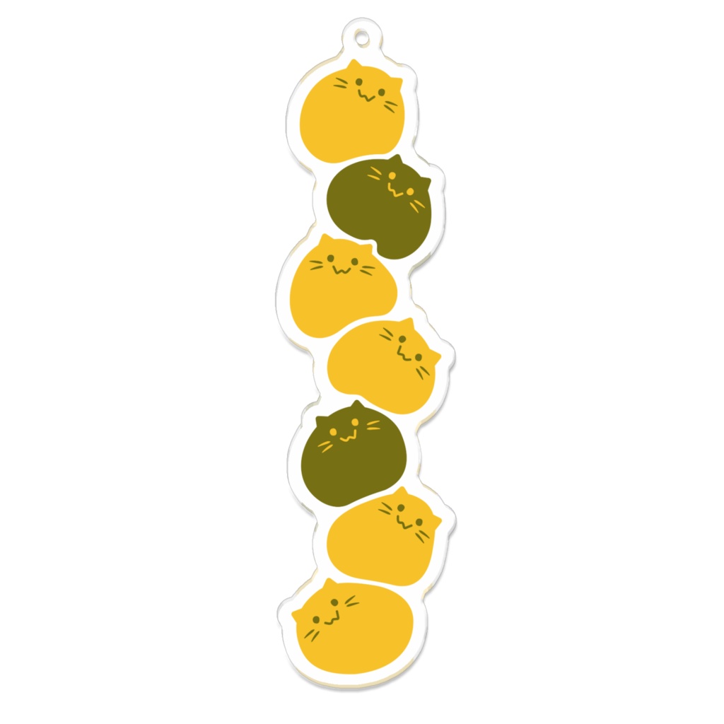 もちもちにゃんぷっぷー アクリルキーホルダー