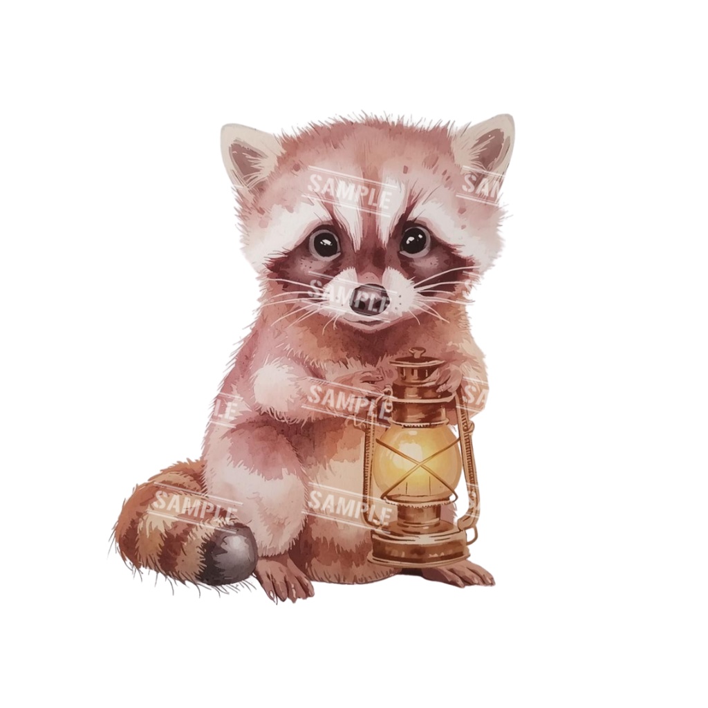 『baby animals(動物の赤ちゃん)』水彩画風 背景透過PNG素材 21点セット