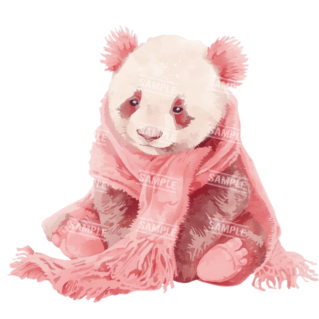 『baby animals(動物の赤ちゃん)』水彩画風 背景透過PNG素材 21点セット