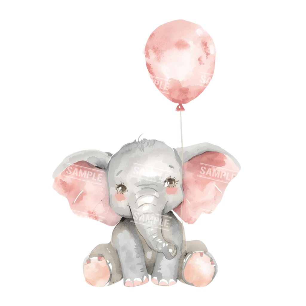 『baby animals(動物の赤ちゃん)』水彩画風 背景透過PNG素材 21点セット