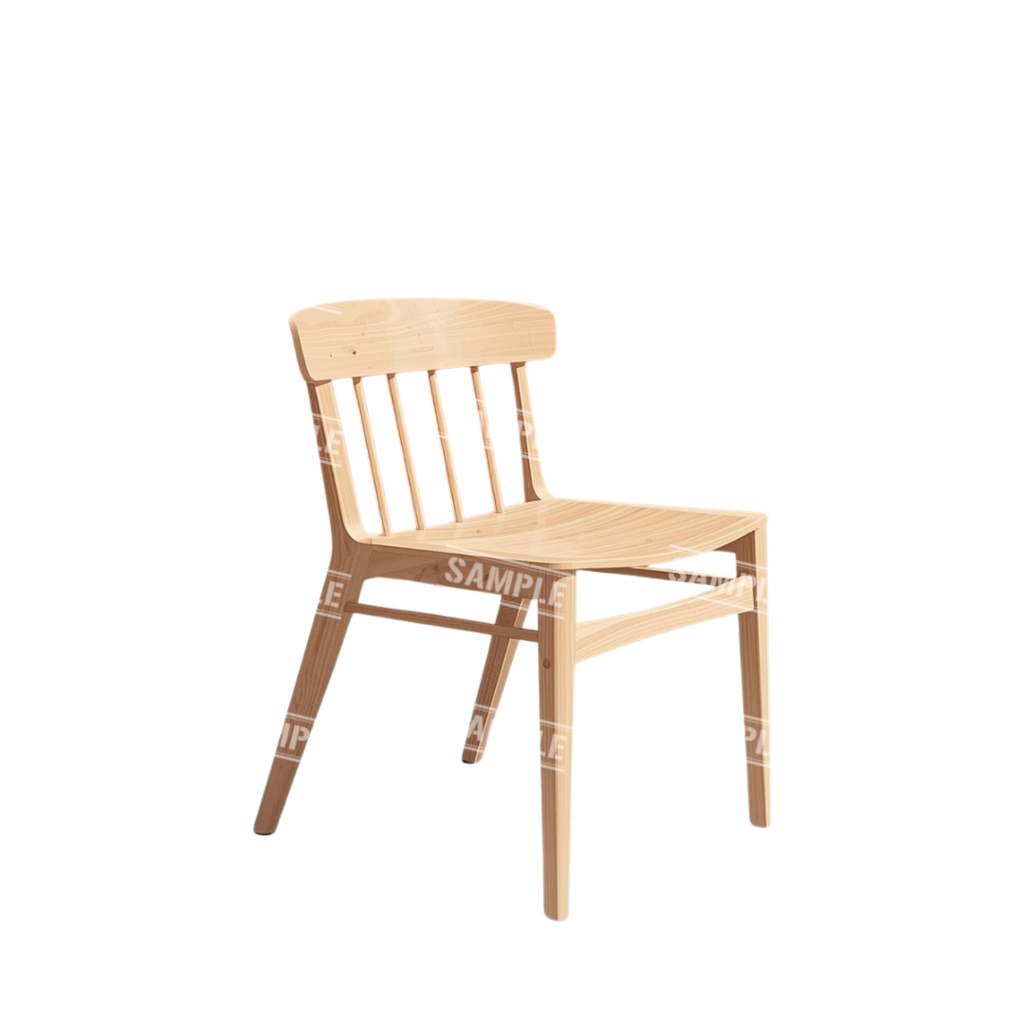 『chairs ~color ver.~』 水彩画風 背景透過PNG素材 39点セット