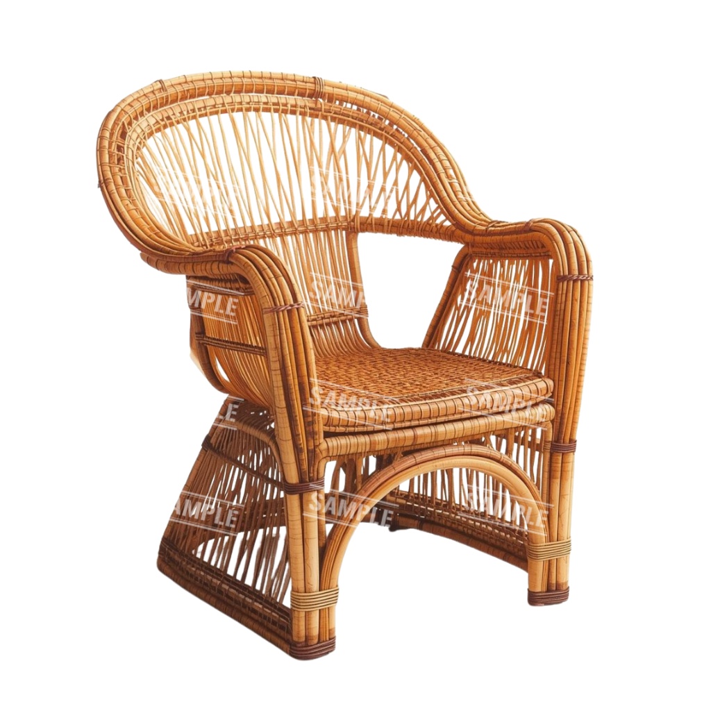 『chairs ~color ver.~』 水彩画風 背景透過PNG素材 39点セット