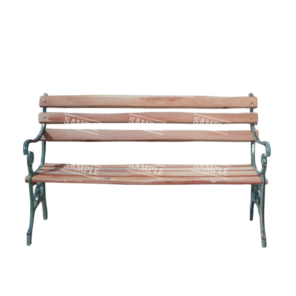 『chairs ~color ver.~』 水彩画風 背景透過PNG素材 39点セット