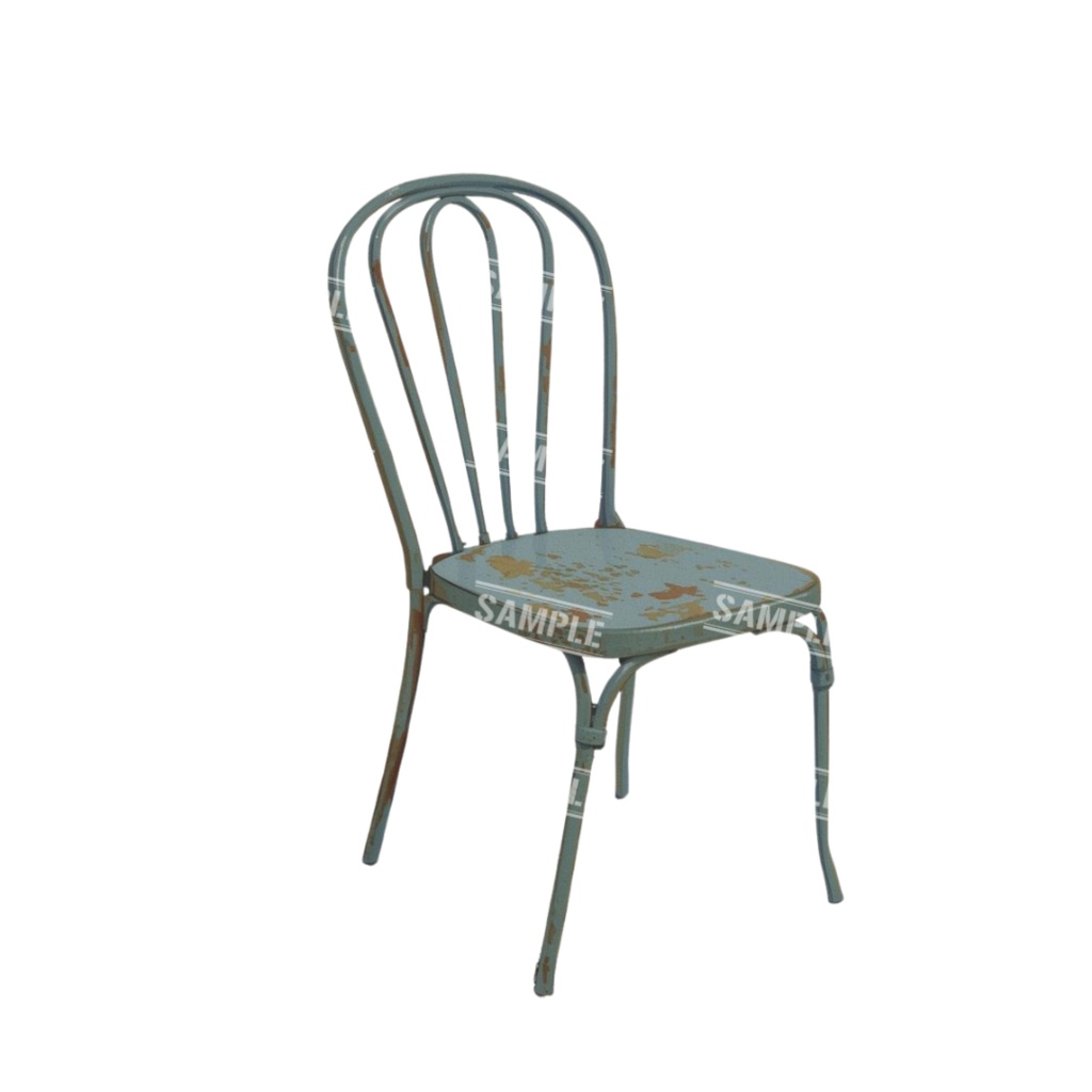 『chairs ~color ver.~』 水彩画風 背景透過PNG素材 39点セット