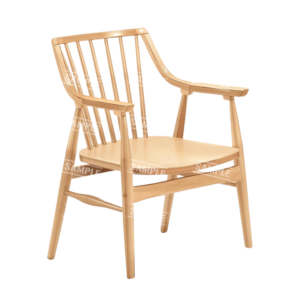 『chairs ~color ver.~』 水彩画風 背景透過PNG素材 39点セット