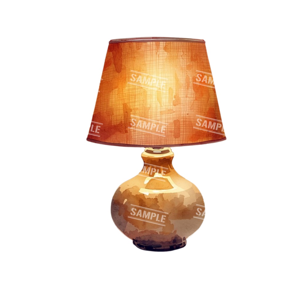 『lighting(照明)』水彩画風 背景透過PNG素材 27点セット