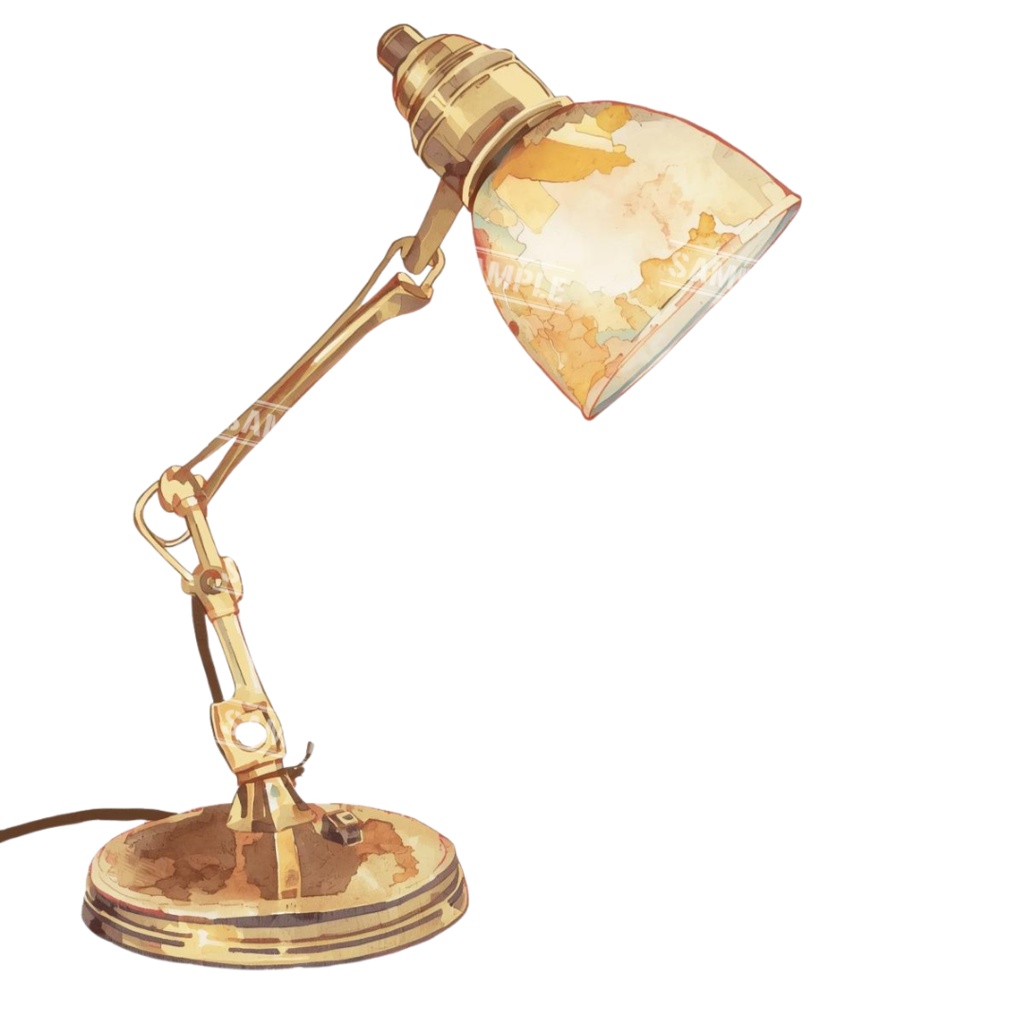 『lighting(照明)』水彩画風 背景透過PNG素材 27点セット