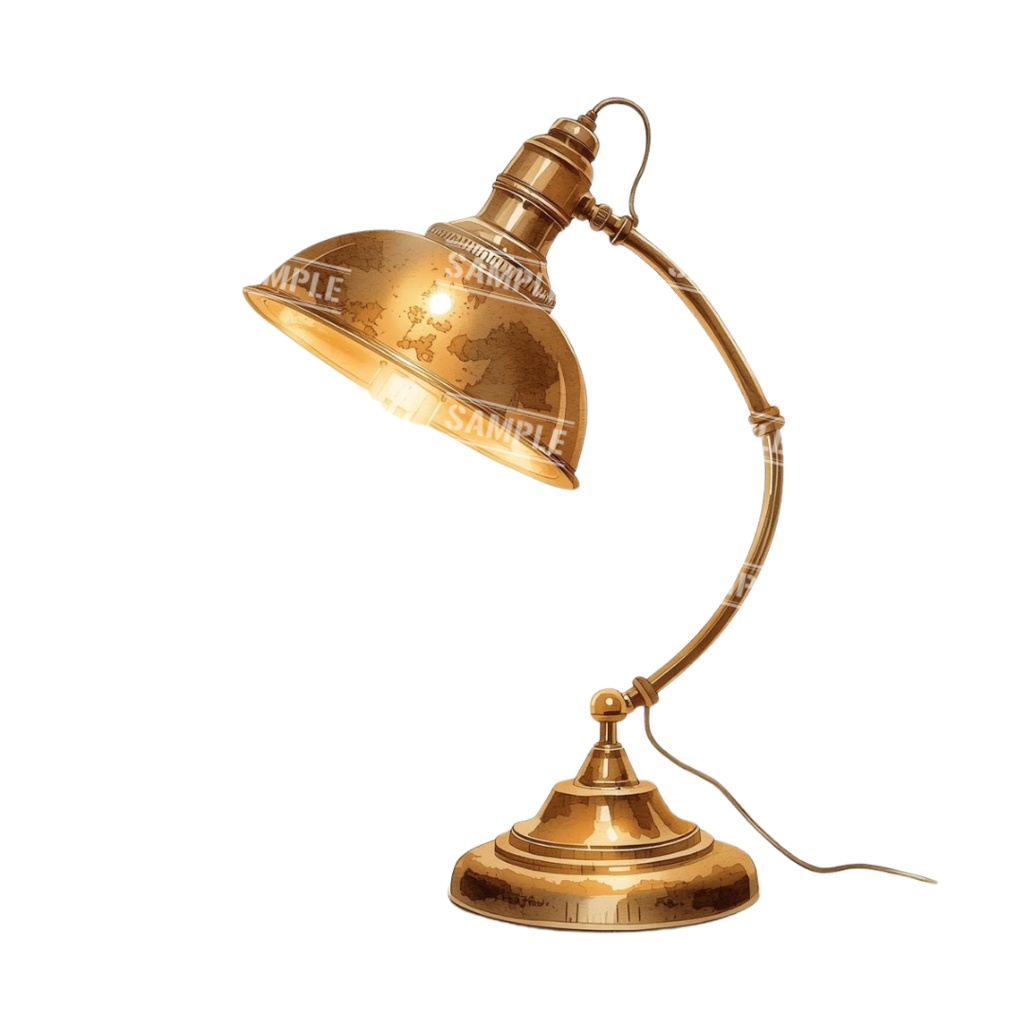 『lighting(照明)』水彩画風 背景透過PNG素材 27点セット