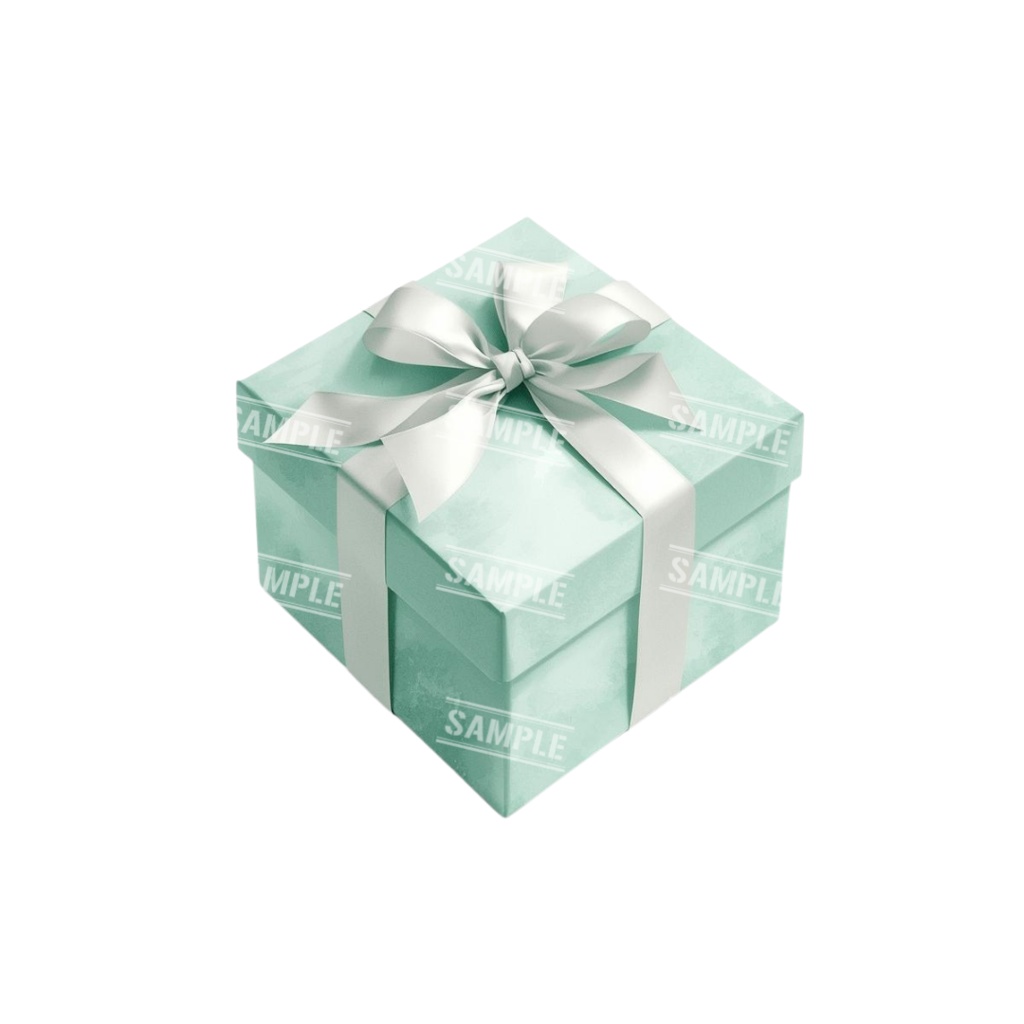 『present』水彩画風 背景透過PNG素材 41点セット