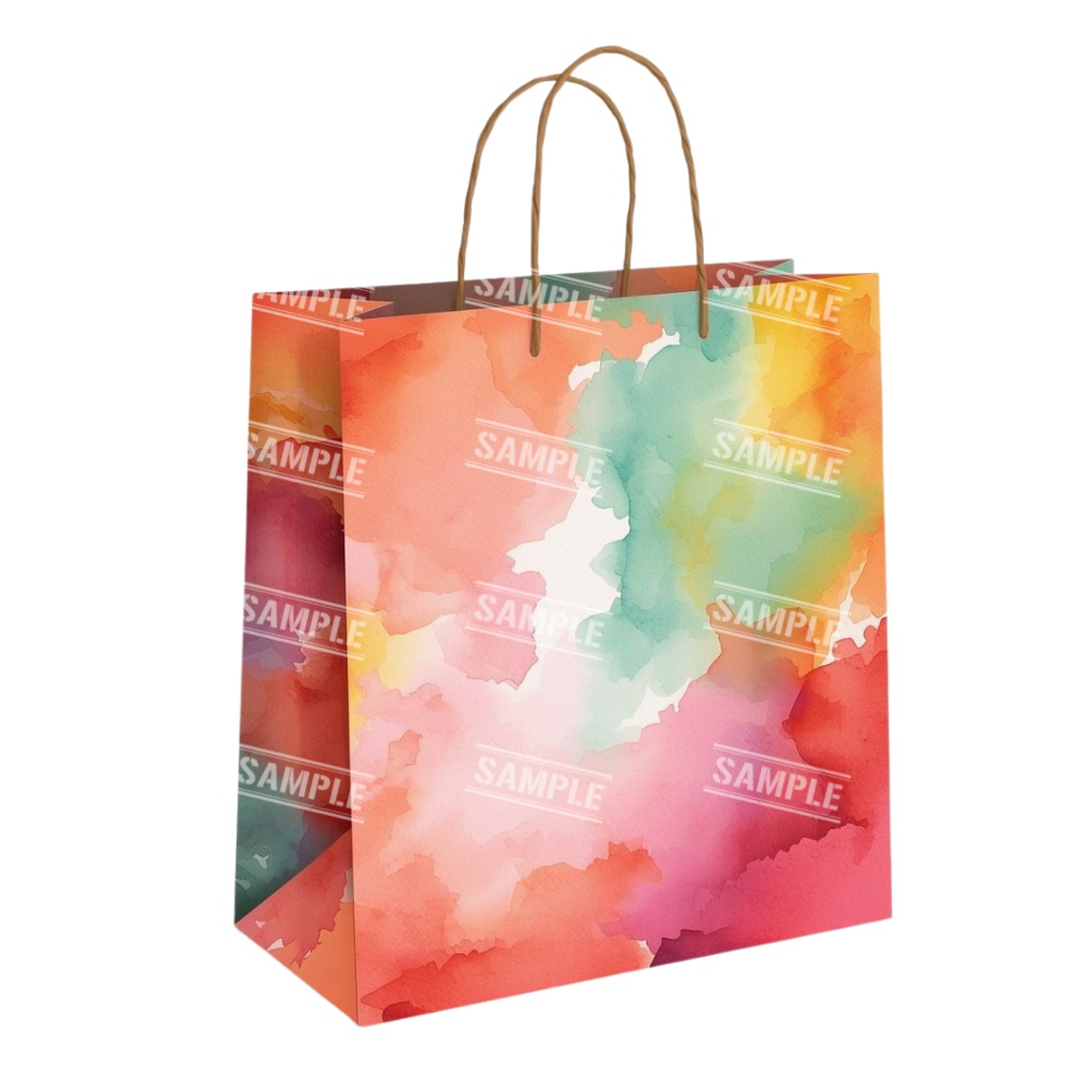 『present』水彩画風 背景透過PNG素材 41点セット