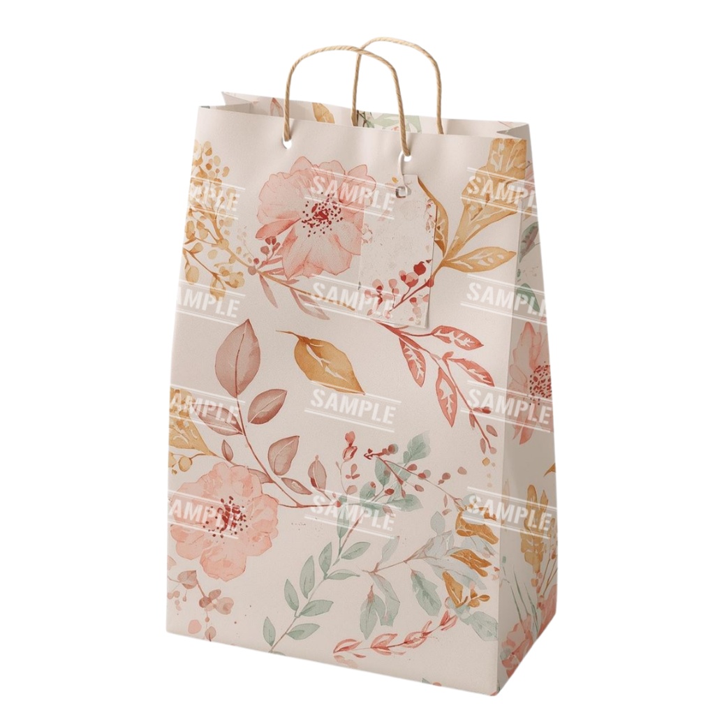 『present』水彩画風 背景透過PNG素材 41点セット