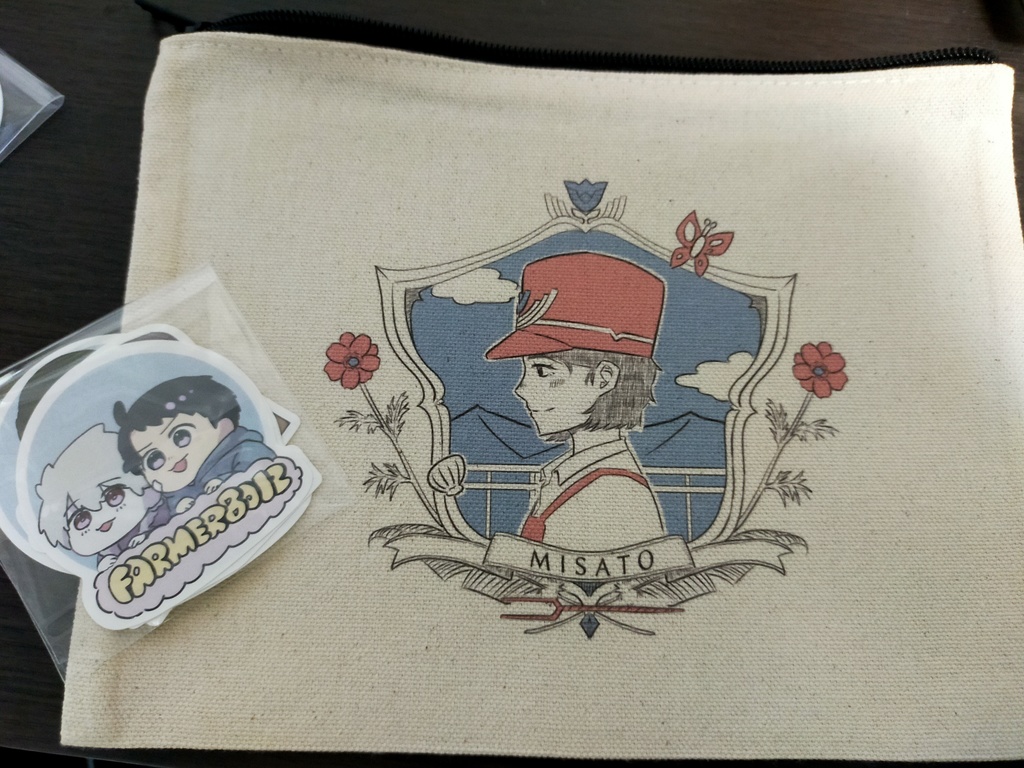 農園セット（フラットポーチ+シール)