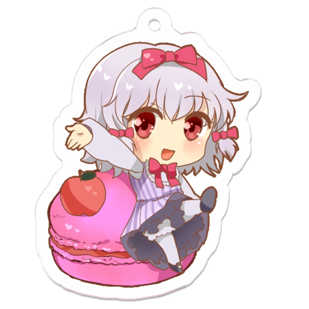まじょ×ひめスイーツアクリルキーホルダー りんこ