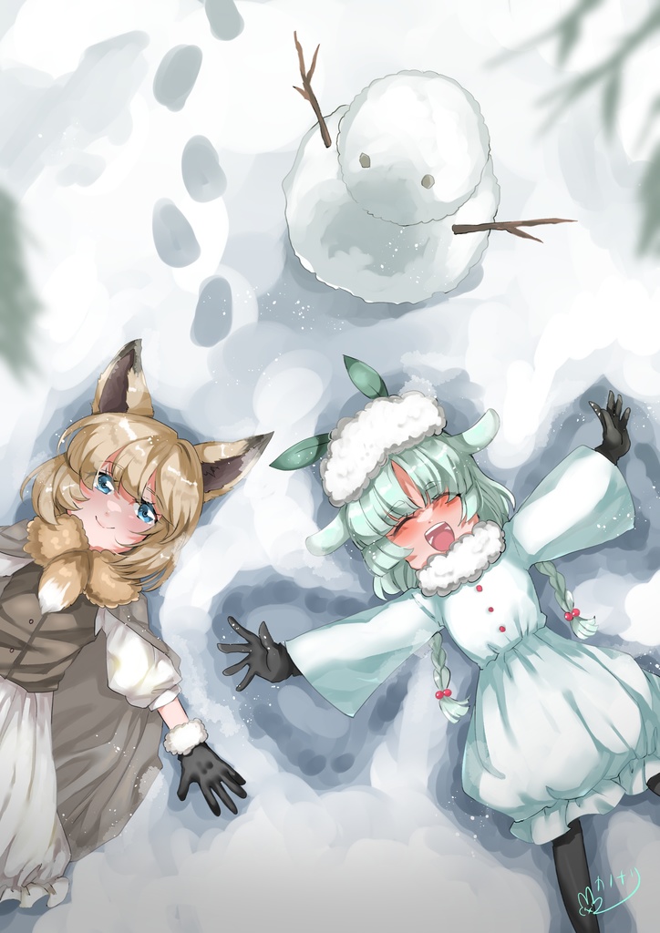 個展展示イラスト複製画