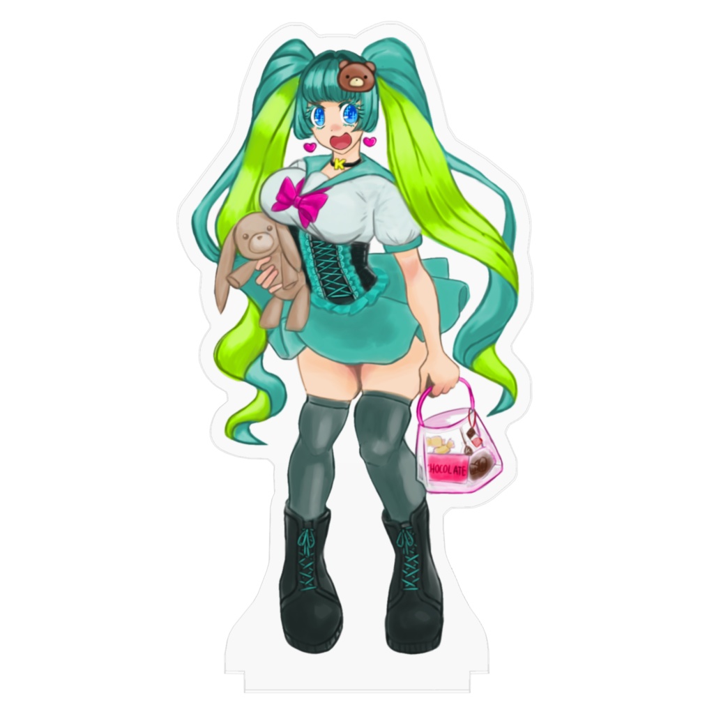 シアン化カリウムアクリルスタンド