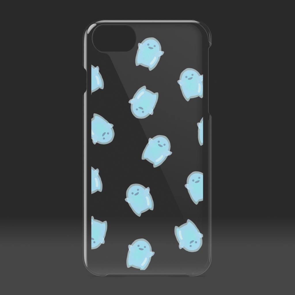 水たまちゃん クリアiPhoneケース 6、7、8、SE