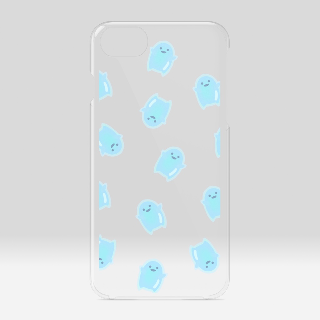水たまちゃん クリアiPhoneケース 6、7、8、SE