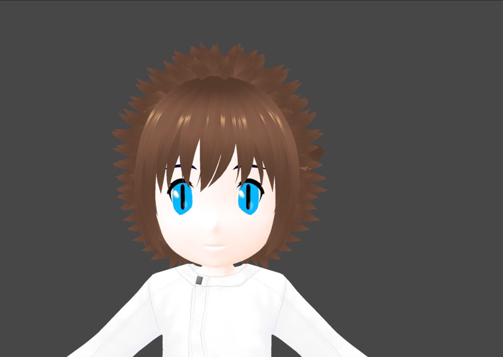 Spikey boys hair