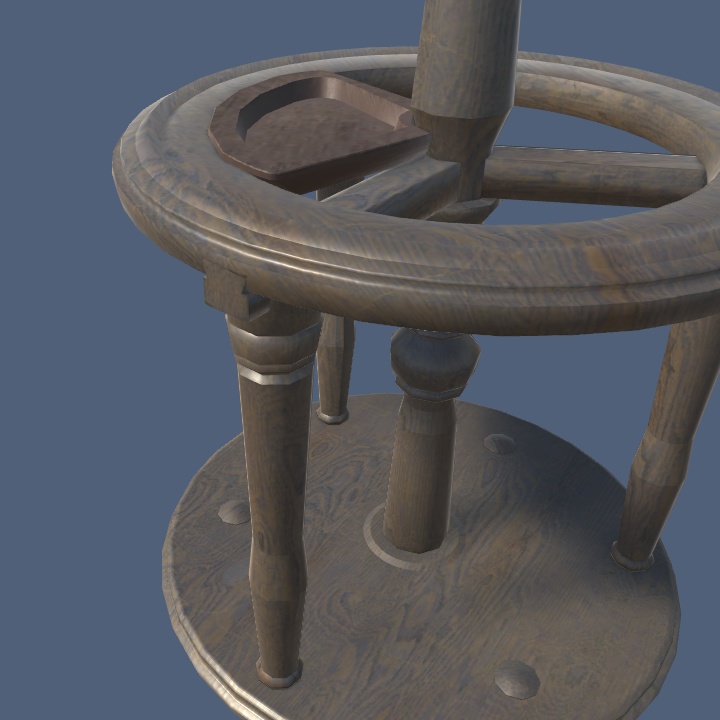 3Dモデル_ポールハンガー_Polehanger