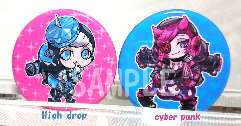 【2種類セット】⚡ワットソン⚡ クリップ付き缶バッジ　44㎜