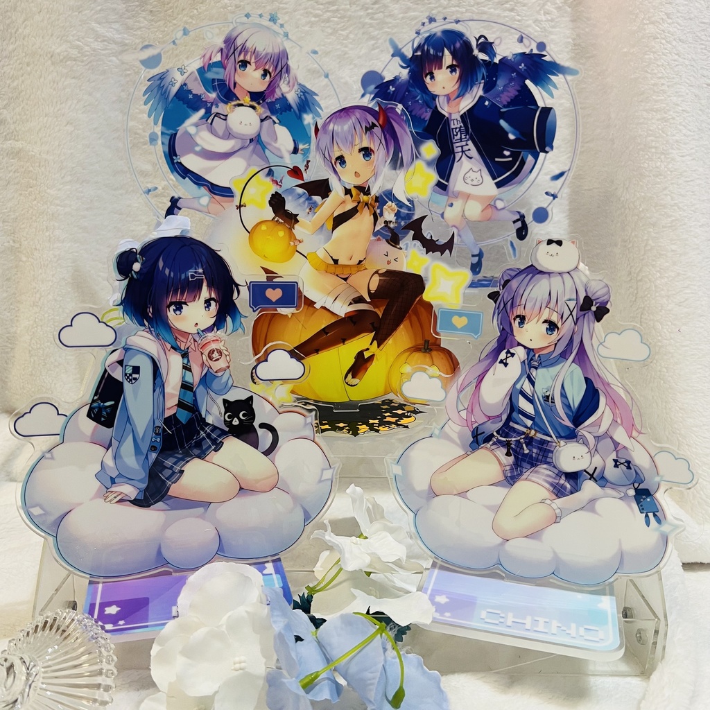 「再販・残り僅か」ごちうさ18cmアクリルスタンドフィギュア(全③種)