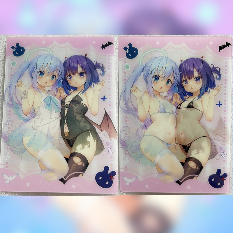 C107新作 サキュバスフユ×無垢天使チノグッズ2点セット 先行予約通販【受注生産】