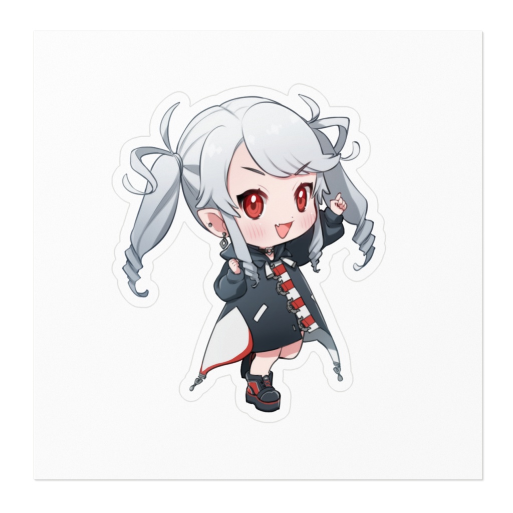 ちっちゃい朽血ざあぢのステッカー