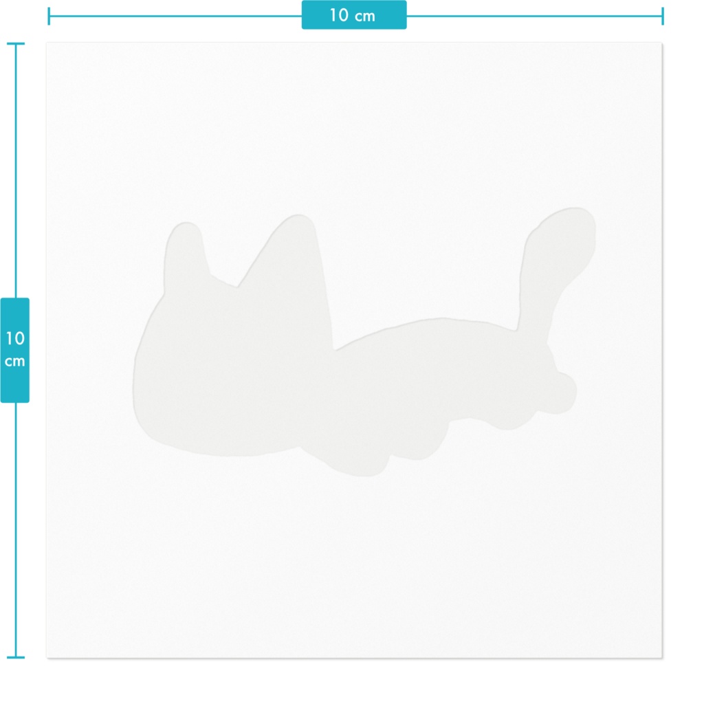 飼い猫のステッカー