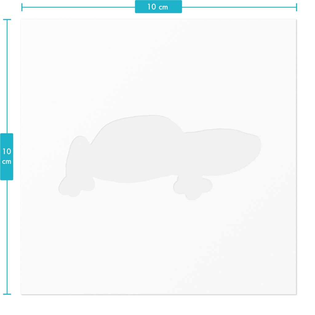 カエルのような化け物ステッカー