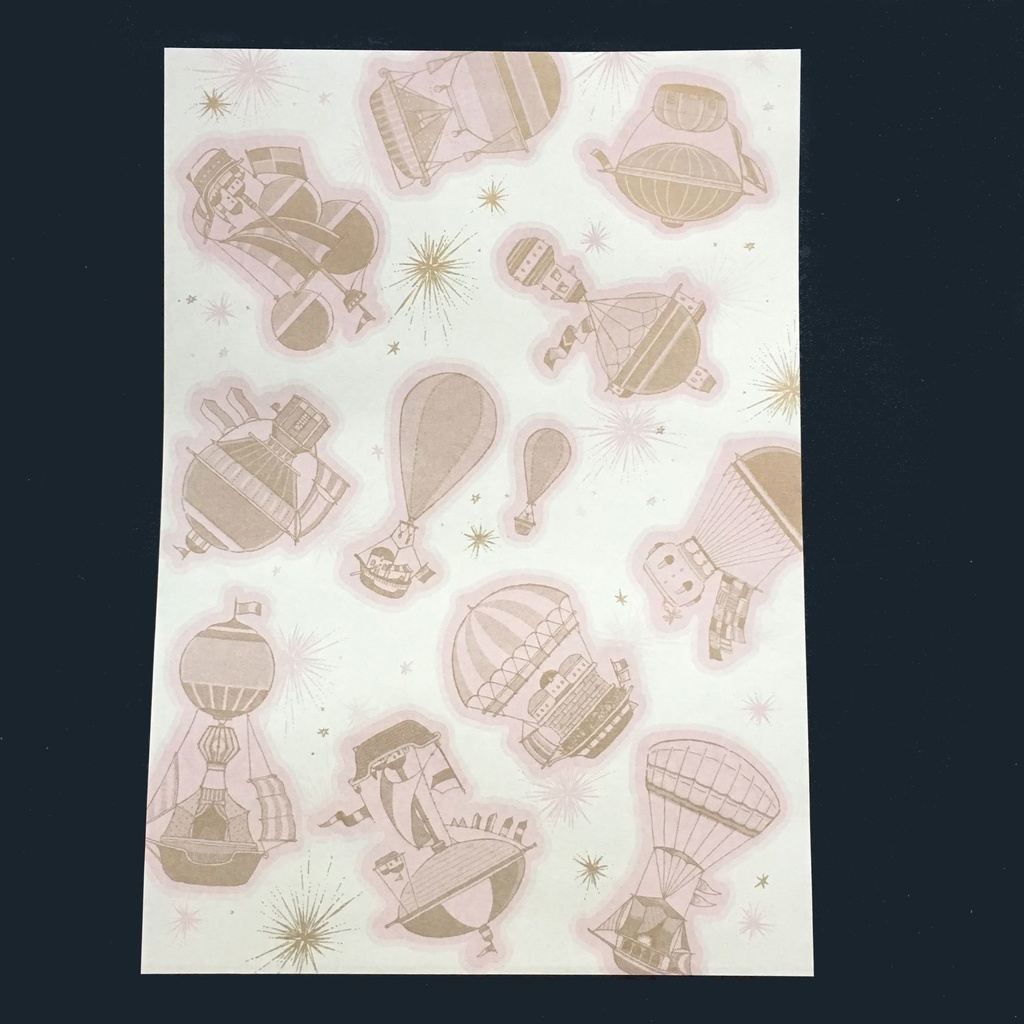 飛行船都市ペーパー(3色セット)