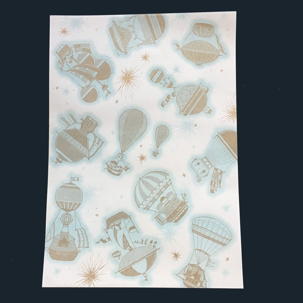 飛行船都市ペーパー(3色セット)