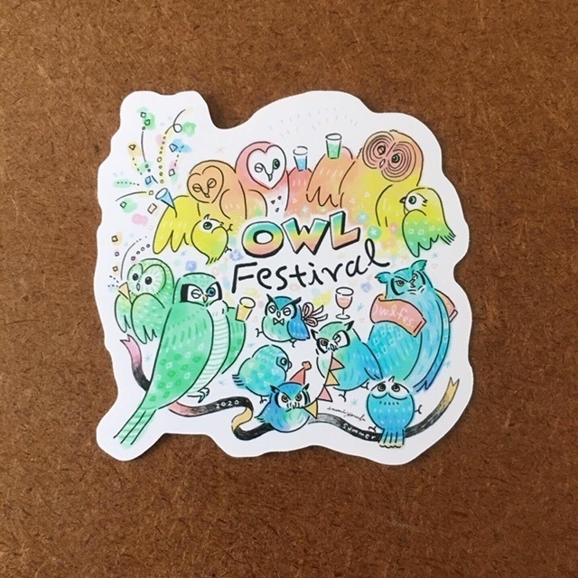 OWL festival ステッカー