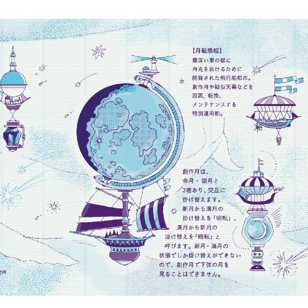 ZINE 飛行船都市 東の霧の都