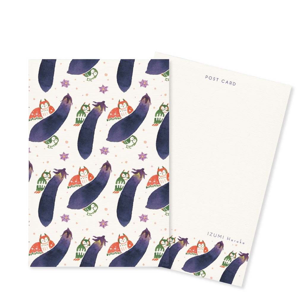 フクロウポストカード3枚セット