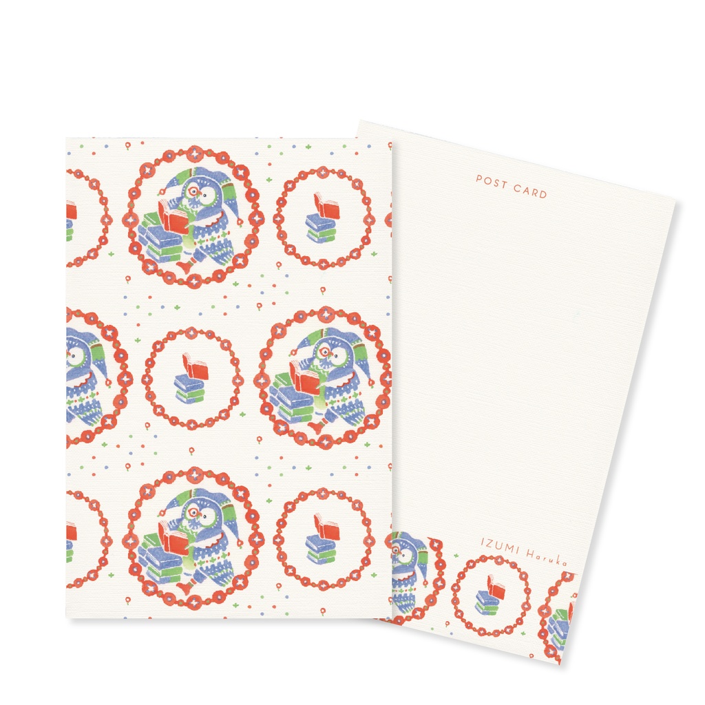 フクロウポストカード3枚セット