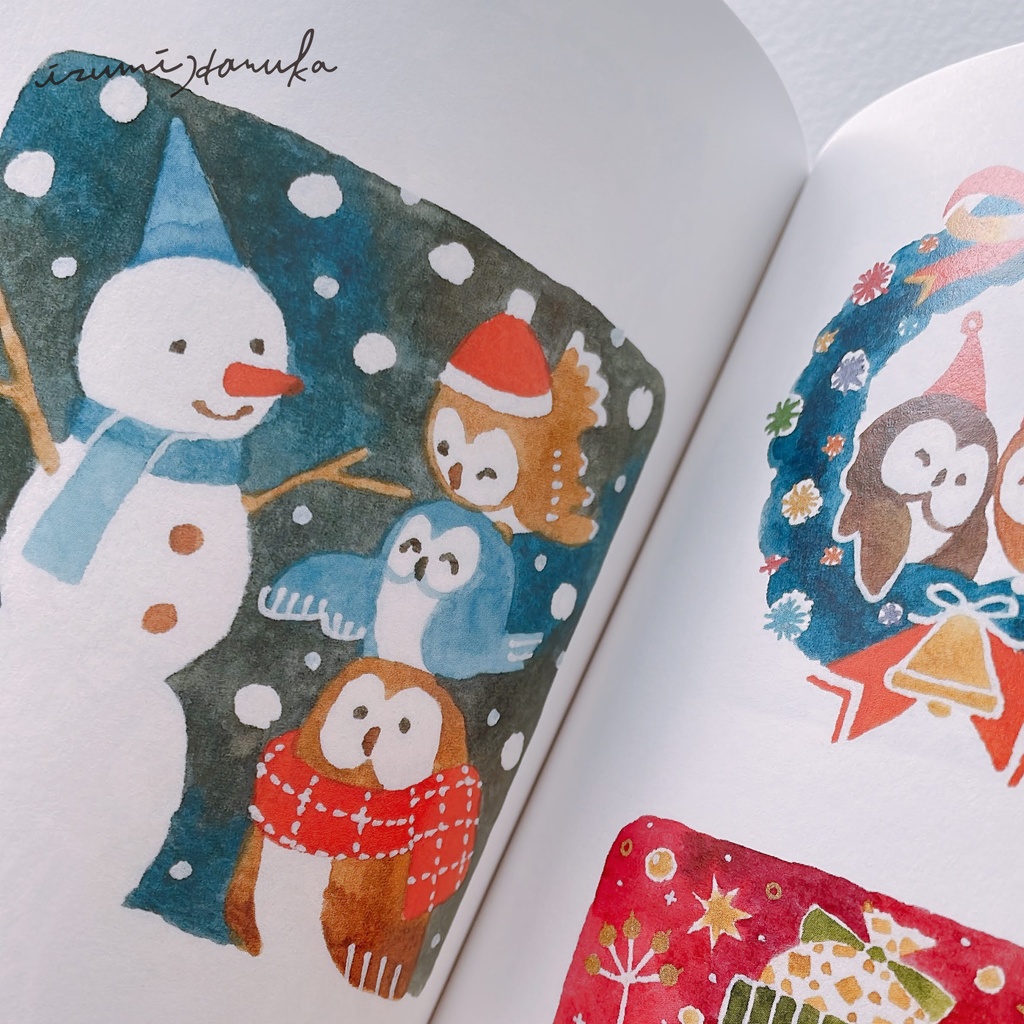 イラスト集「カラフル・フクロウ<上巻>」