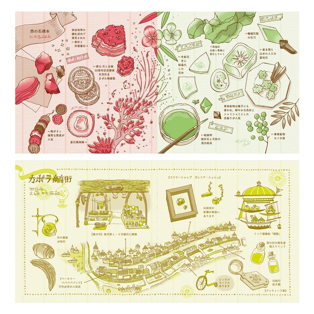 オリジナル冊子「飛行船都市 西の石の都」