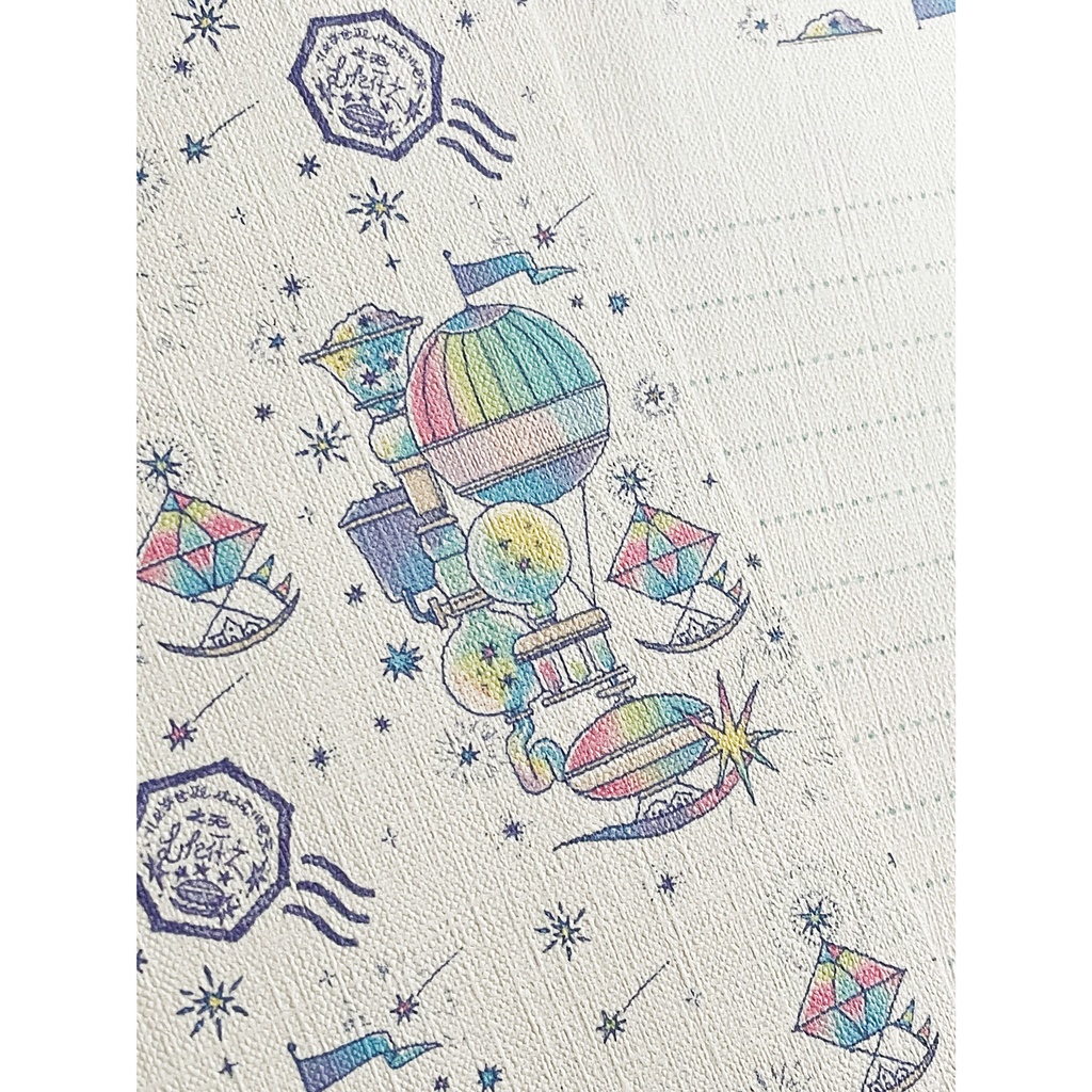 レターセット 飛行船都市3種