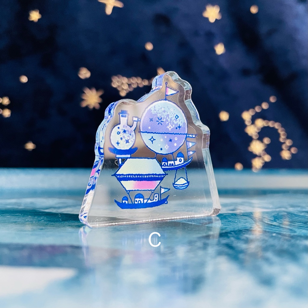 飛行船都市ミニミニアクリルスタンド