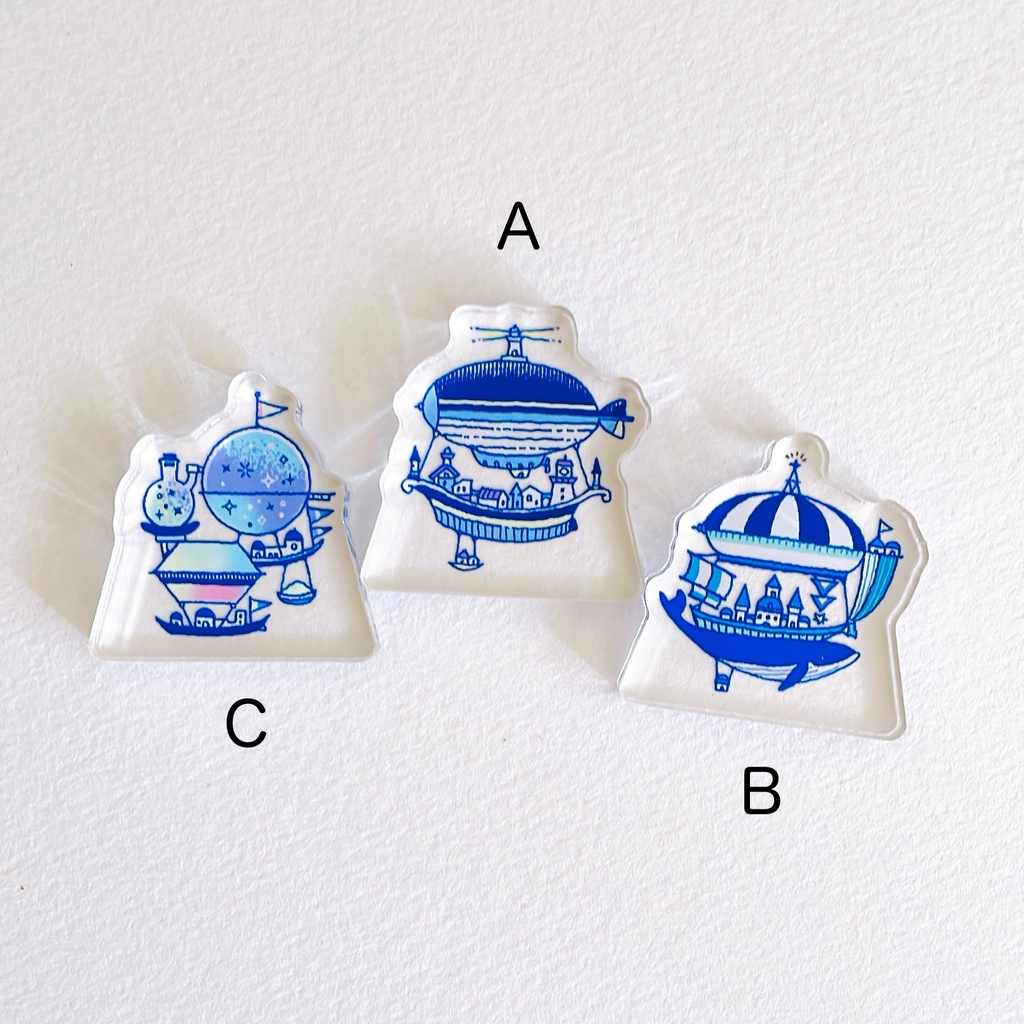 飛行船都市ミニミニアクリルスタンド