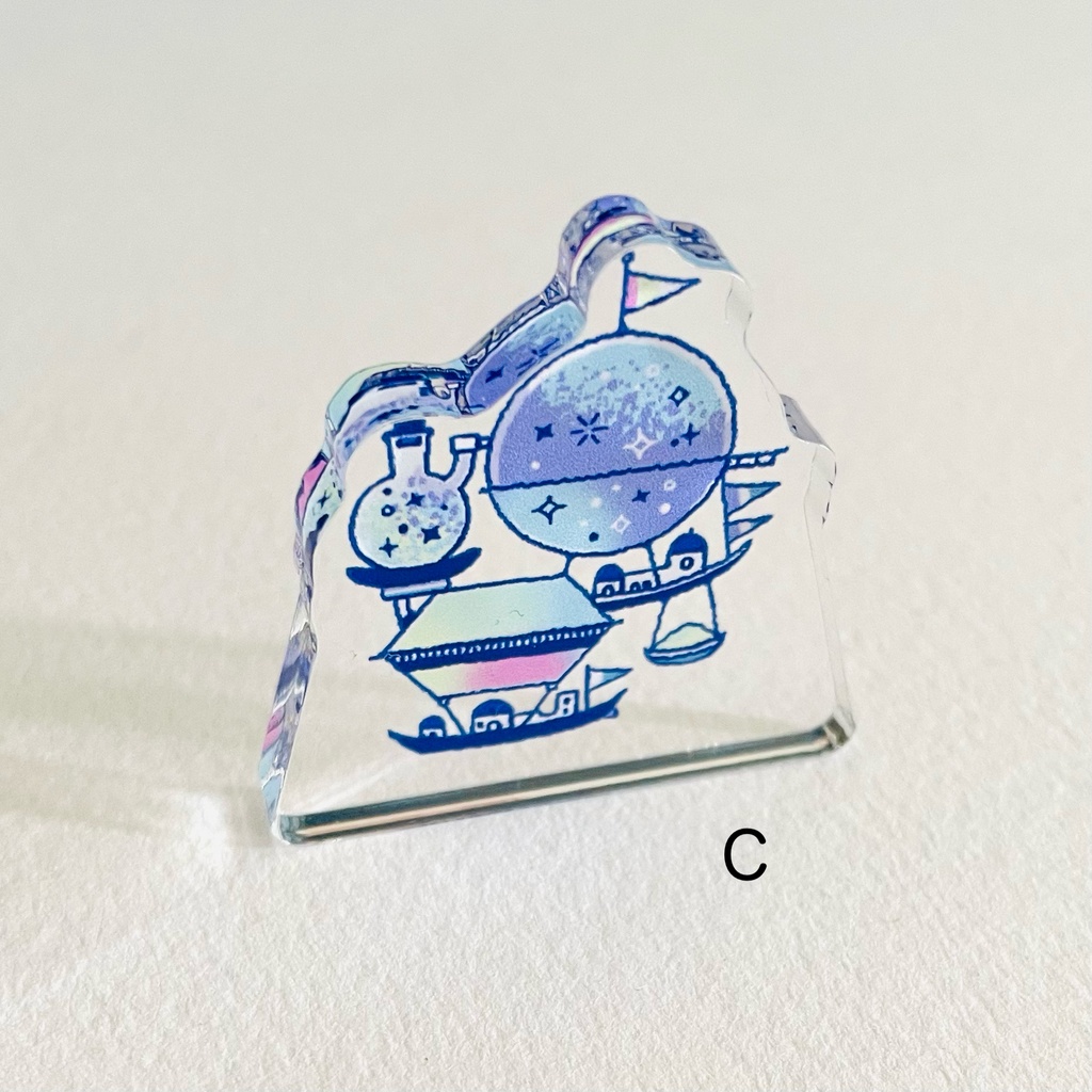 飛行船都市ミニミニアクリルスタンド