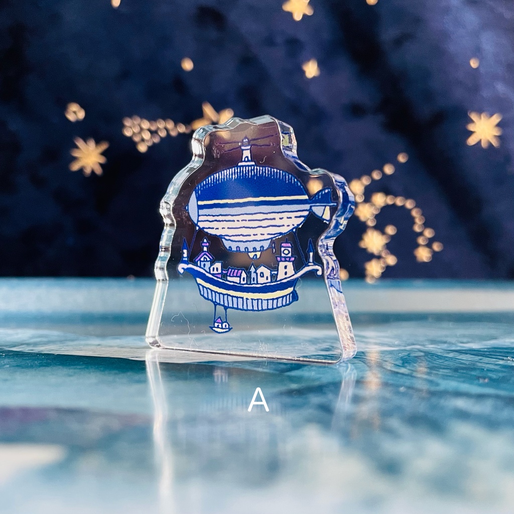 飛行船都市ミニミニアクリルスタンド