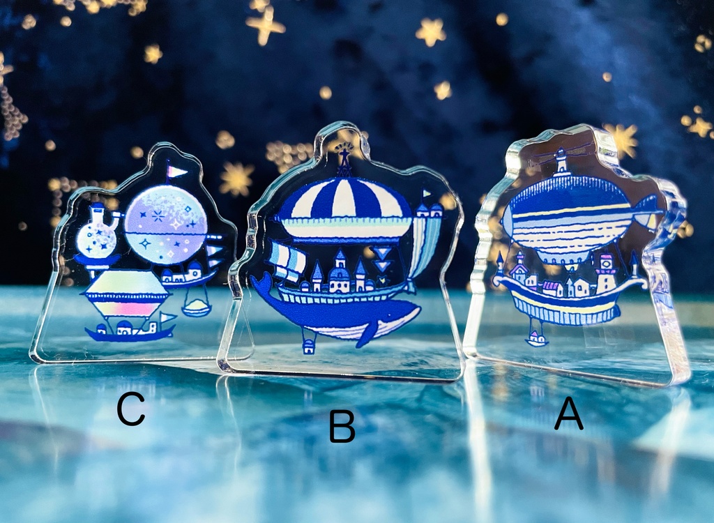 飛行船都市ミニミニアクリルスタンド