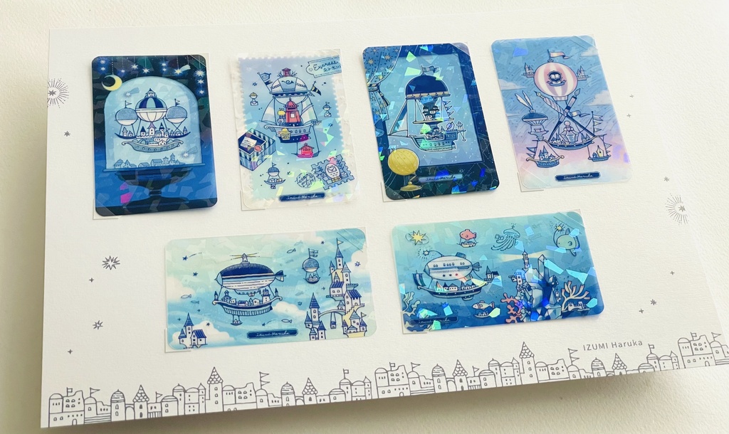 【全種類セット】飛行船都市キラキラカード