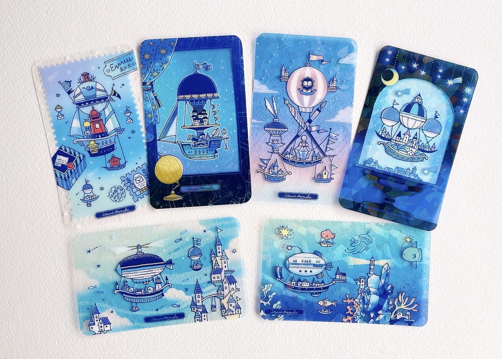 【ブラインド】飛行船都市キラキラカード